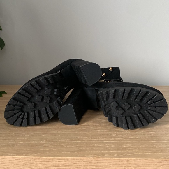 High Heel Laced Booties - Picture 3 of 3